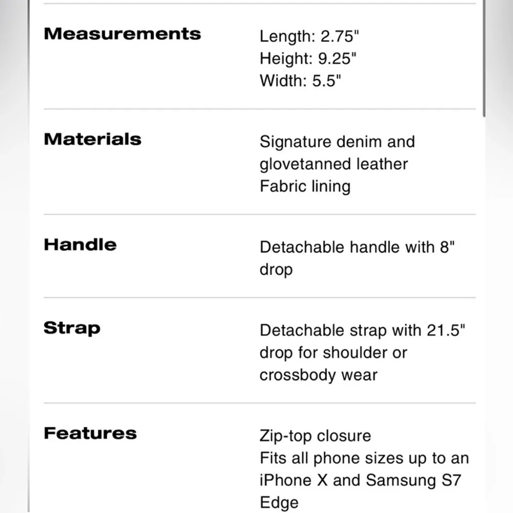 ✨ Coach Signature Denim Swinger Bag Purse Rare ✨ - Picture 16 of 16